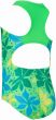 Zoggs Waikiki Green Actionback One Piece Kids Swimsuit