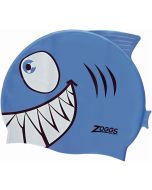 Zoggs Blue Jaws Junior Swimming Cap