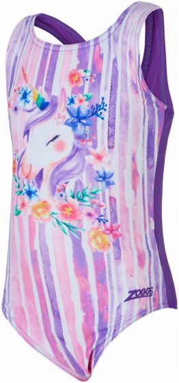 Zoggs Unicorn Actionback One Piece Kids Swimsuit