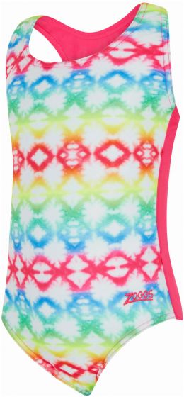 Zoggs Rainbow Haze Actionback One Piece Kids Swimsuit