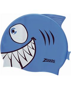 Zoggs Blue Jaws Junior Swimming Cap