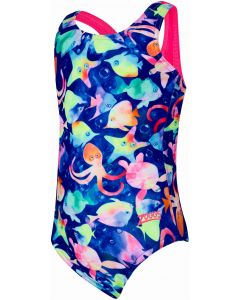 Zoggs Bubbles Actionback One Piece Kids Swimsuit