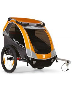 Burley D'Lite 2014 Trailer - Black/Orange/Grey - Nearly New