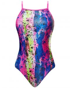 The Finals Funnies Nebula Foil Wingback Womens Swimsuit
